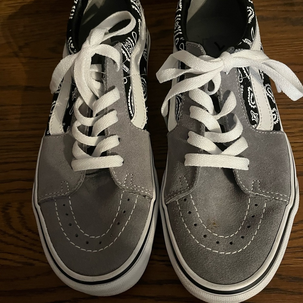 Vans Gray and Black Sneakers